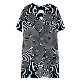 GRAVITON MONO AO T-SHIRT DRESS-AO T-SHIRT DRESS-AO-T-SHIRT-DRESS, cosmosys, Festival Fashion, mono, T-SHIRT-DRESS-PRF-Dustrial