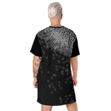HEX AUTOMATA MONO AO T-SHIRT DRESS-AO T-SHIRT DRESS-AO-T-SHIRT-DRESS, mono, T-SHIRT-DRESS-PRF-Dustrial