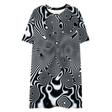 GRAVITON MONO AO T-SHIRT DRESS-AO T-SHIRT DRESS-AO-T-SHIRT-DRESS, cosmosys, Festival Fashion, mono, T-SHIRT-DRESS-PRF-Dustrial