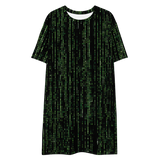 MATRIX TERMINAL AO T-SHIRT DRESS-AO T-SHIRT DRESS-__label:NEW, AO-T-SHIRT-DRESS, cyberpunk, matrix-Dustrial