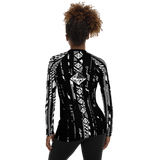 TETRA GEN1 FEMME LONG SLEEVE RASHGUARD-LONG SLEEVE RASHGUARD FEMME-LONG-SLEEVE-RASHGUARD-FEMME, mono, RASHGUARD FEMME PRF, techwear, TETRADUSTRIAL-Dustrial