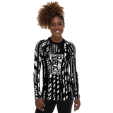 TETRA GEN1 FEMME LONG SLEEVE RASHGUARD-LONG SLEEVE RASHGUARD FEMME-LONG-SLEEVE-RASHGUARD-FEMME, mono, RASHGUARD FEMME PRF, techwear, TETRADUSTRIAL-Dustrial