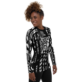 TETRA GEN1 FEMME LONG SLEEVE RASHGUARD-LONG SLEEVE RASHGUARD FEMME-LONG-SLEEVE-RASHGUARD-FEMME, mono, RASHGUARD FEMME PRF, techwear, TETRADUSTRIAL-Dustrial