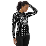 TETRA GEN1 FEMME LONG SLEEVE RASHGUARD-LONG SLEEVE RASHGUARD FEMME-LONG-SLEEVE-RASHGUARD-FEMME, mono, RASHGUARD FEMME PRF, techwear, TETRADUSTRIAL-Dustrial