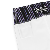 MATRIX BLUE YOGA SHORTS-YOGA SHORTS-__label:NEW, cyberpunk, matrix, YOGA-SHORTS-Dustrial