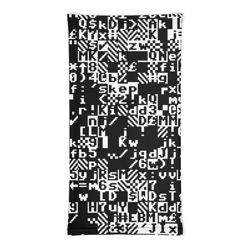 ASCII MONO LEGACY NECK GAITER MASK-NECK GAITER-mono, NECK-GAITER, NECK-GAITER-PRF-Dustrial