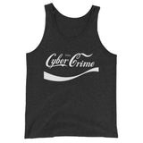 CYBERCRIME CLASSIC UNISEX TANK TOP-GRAPHIC TANK TOP-cyber crime, cybercrime, hacker, logohack, UNI-TANK-TOP-BELLA-Dustrial