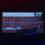 CTRL MAINFRAME XL DESKPAD-XL DESKPAD-__label:NEW, cyber crime, cybercrime, cyberpunk, hacker, MECHA DESKPAD, Sale2K19, XL DESKPAD-Dustrial