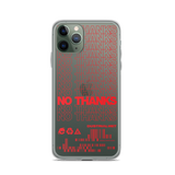 NO THANKS IPHONE CASE-IPHONE CASE-goth, MALL GOTH-Dustrial