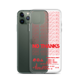 NO THANKS IPHONE CASE-IPHONE CASE-goth, MALL GOTH-Dustrial