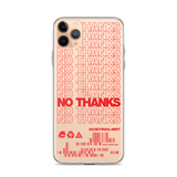 NO THANKS IPHONE CASE-IPHONE CASE-goth, MALL GOTH-Dustrial