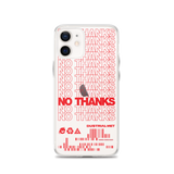 NO THANKS IPHONE CASE-IPHONE CASE-goth, MALL GOTH-Dustrial