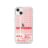 NO THANKS IPHONE CASE-IPHONE CASE-goth, MALL GOTH-Dustrial