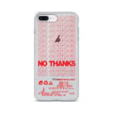 NO THANKS IPHONE CASE-IPHONE CASE-goth, MALL GOTH-Dustrial