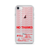 NO THANKS IPHONE CASE-IPHONE CASE-goth, MALL GOTH-Dustrial