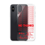 NO THANKS IPHONE CASE-IPHONE CASE-goth, MALL GOTH-Dustrial