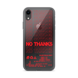 NO THANKS IPHONE CASE-IPHONE CASE-goth, MALL GOTH-Dustrial