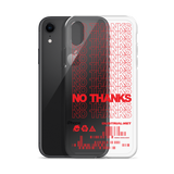 NO THANKS IPHONE CASE-IPHONE CASE-goth, MALL GOTH-Dustrial