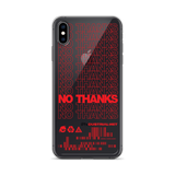 NO THANKS IPHONE CASE-IPHONE CASE-goth, MALL GOTH-Dustrial