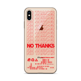NO THANKS IPHONE CASE-IPHONE CASE-goth, MALL GOTH-Dustrial