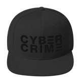 CYBERCRIME BLVCK SNAPBACK-HAT-SNAP-black-on-black, blvck, cyber crime, cybercrime, hacker, hat, HAT-YUP-SNAP, mono, Sale2K19-Dustrial