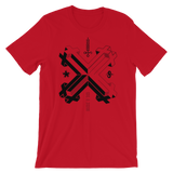 DOUBLE DOUBLE CROSS CROSS GRAPHIC TEE-GRAPHIC TEE-bc-uni-tshirt, GRAPHIC-TEE, nothingsacred-Dustrial