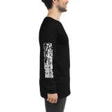DEFRAG READ ERROR LONG SLEEVE T-SHIRT-UNI LONG SLEEVE BC-metric, mono, UNI-LONG-SLEEVE-BC-Dustrial