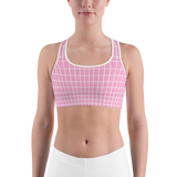 LOW-POLY PINK SPORTS BRA-SPORTS BRA-cyber crime, cybercrime, hacker, SPORTS-BRA, SPORTS-BRA-PRF-Dustrial