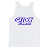 GAYBOY ADVANCE UNISEX TANK TOP-GRAPHIC TANK TOP-cyber crime, cybercrime, hacker, UNI-TANK-TOP-BELLA-Dustrial