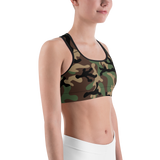 CAMO WOODLAND SPORTS BRA-SPORTS BRA-cyber crime, cybercrime, hacker, SPORTS-BRA, SPORTS-BRA-PRF-Dustrial