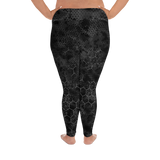 HEX PHASE BLVCK PS LEGGINGS-PLUS SIZE LEGGINGS-leggings-ps-prf, PLUS-SIZE-LEGGINGS-Dustrial