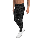 ASCII GREY COMPRESSION PANTS-MASC COMPRESSION PANTS-cyber crime, cybercrime, hacker, MASC-COMPRESSION-PANTS, mens-compression-pant-prf-Dustrial