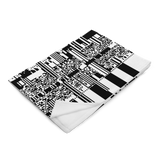 MACPAINT MONO THROW BLANKET-THROW BLANKET 50X60-cyber crime, cybercrime, hacker, mono, THROW-BLANKET-5060-PRF, THROW-BLANKET-50X60-Dustrial