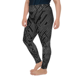 MECH I MONO V2 PS LEGGINGS-PLUS SIZE LEGGINGS-leggings-ps-prf, MECH, Mono, PLUS-SIZE-LEGGINGS-Dustrial