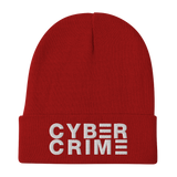 CYBERCRIME KNIT BEANIE-HAT-OT-KNIT-cyber crime, cybercrime, hacker, HAT-OT-KNIT, Sale2K19-Dustrial