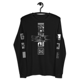 TEARS CRUX LONG SLEEVE T-SHIRT-UNI LONG SLEEVE BC-blade runner, cyber crime, cybercrime, glitch, hacker, mono, UNI-LONG-SLEEVE-BC-Dustrial