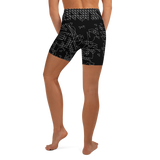 SIERP DECONSTRUCT MONO V2 YOGA SHORTS-YOGA SHORTS-metric, mono, YOGA-SHORTS, yoga-shorts-prf-Dustrial