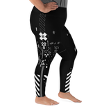 09011E N∞THING PS LEGGINGS-PLUS SIZE LEGGINGS-BIODUSTRIAL, leggings-ps-prf, PLUS-SIZE-LEGGINGS, techwear-Dustrial