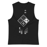 09011E HAZARD MUSCLE TANK-MUSCLE TANK BC-BIODUSTRIAL, MUSCLE-TANK-BC, MUSCLE-UNI-BC, techwear-Dustrial