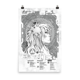 "PR0X IM TRAUM MONO" OPEN EDITION PRINT-OPEN EDITION PRINT-cyber crime, cybercrime, hacker, MATTE-POSTER-PRF, OPEN-EDITION-PRINT, Sale2K19-Dustrial