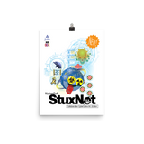 "STUXNET95" OPEN EDITION PRINT-OPEN EDITION PRINT-cyber crime, cybercrime, hacker, MATTE-POSTER-PRF, OPEN-EDITION-PRINT, Sale2K19-Dustrial