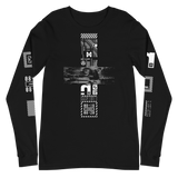 TEARS CRUX LONG SLEEVE T-SHIRT-UNI LONG SLEEVE BC-blade runner, cyber crime, cybercrime, glitch, hacker, mono, UNI-LONG-SLEEVE-BC-Dustrial