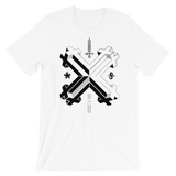 DOUBLE DOUBLE CROSS CROSS GRAPHIC TEE-GRAPHIC TEE-bc-uni-tshirt, GRAPHIC-TEE, nothingsacred-Dustrial