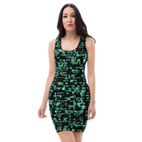 ASCII TERMINAL BODYCON DRESS-BODYCON-BODYCON, BODYCON-PRF, cyber crime, cybercrime, hacker-Dustrial
