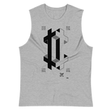 DOUBLE CROSS CROSS MUSCLE TANK-MUSCLE TANK BC-Mono, MUSCLE-TANK-BC, MUSCLE-UNI-BC, nothingsacred-Dustrial