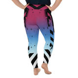 CMD & CTRL ULTRA CHROMA V2 PS LEGGINGS-PLUS SIZE LEGGINGS-leggings-ps-prf, MECH, PLUS-SIZE-LEGGINGS-Dustrial