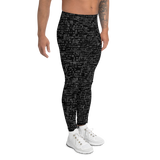 ASCII GREY COMPRESSION PANTS-MASC COMPRESSION PANTS-cyber crime, cybercrime, hacker, MASC-COMPRESSION-PANTS, mens-compression-pant-prf-Dustrial