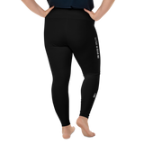 CMD & CTRL SOLID BLVCK PS LEGGINGS-PLUS SIZE LEGGINGS-leggings-ps-prf, MECH, PLUS-SIZE-LEGGINGS-Dustrial