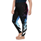 CMD & CTRL ULTRA CHROMA V2 PS LEGGINGS-PLUS SIZE LEGGINGS-leggings-ps-prf, MECH, PLUS-SIZE-LEGGINGS-Dustrial