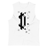 DOUBLE CROSS CROSS MUSCLE TANK-MUSCLE TANK BC-Mono, MUSCLE-TANK-BC, MUSCLE-UNI-BC, nothingsacred-Dustrial
